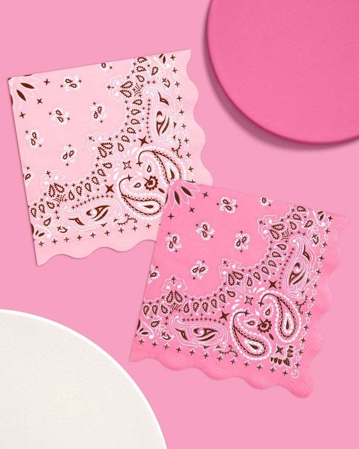 Cowgirl Trio - tablecloth, napkins, + plates