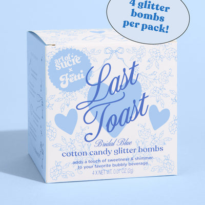 Last Toast Glitter Bombs - 4 cotton candy glitter bombs