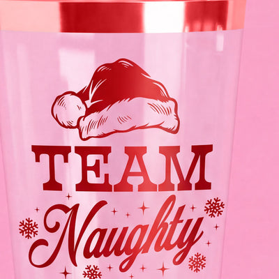 Team Naughty or Nice Cups - 30 plastic cups