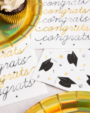 Congrats Grad Napkins - 50 paper napkins