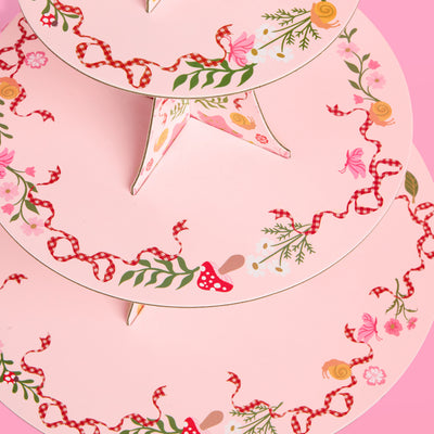 Garden Fairy Cupcake Tower - 3 tiered display