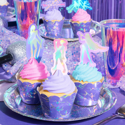 Takedown Cupcake Toppers - 24 pc set