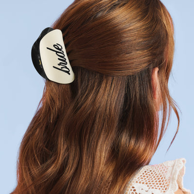 Classic Bride Clip - two tone claw clip