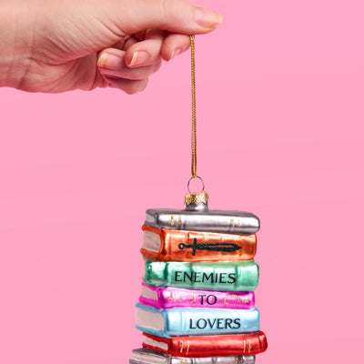 Enemies to Lovers Ornament - glass ornament