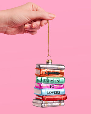 Enemies to Lovers Ornament - glass ornament