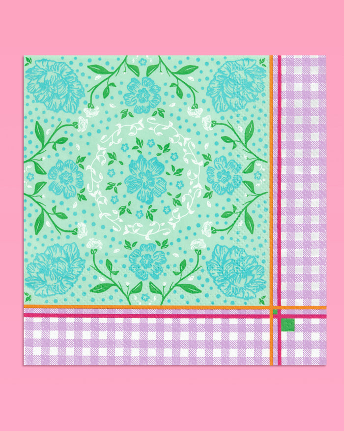 Mahjong Napkins - 24 paper napkins