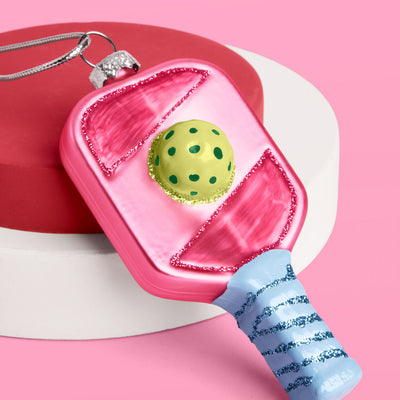 Pickleball Ornament - glass ornament