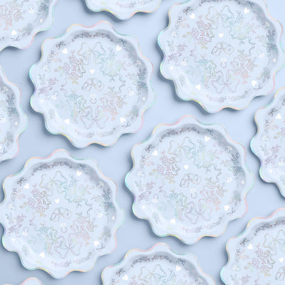 Something Blue Plates - 25 paper plates