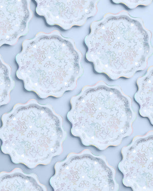Something Blue Plates - 25 paper plates