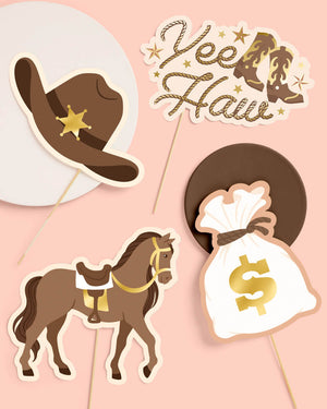 Saddle Up Props - 24 pc photo booth set