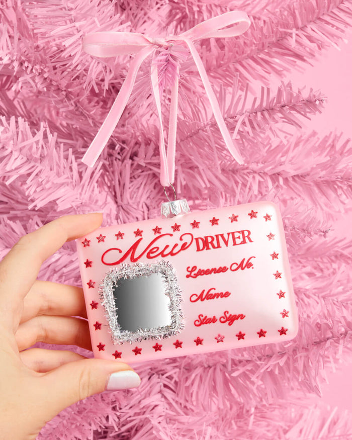 New Driver Ornament - License-Shaped Ornament