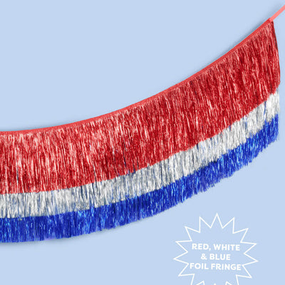 Americana Fringe - triple layered banner