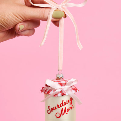 Sourdough Mom Ornament - glass ornament
