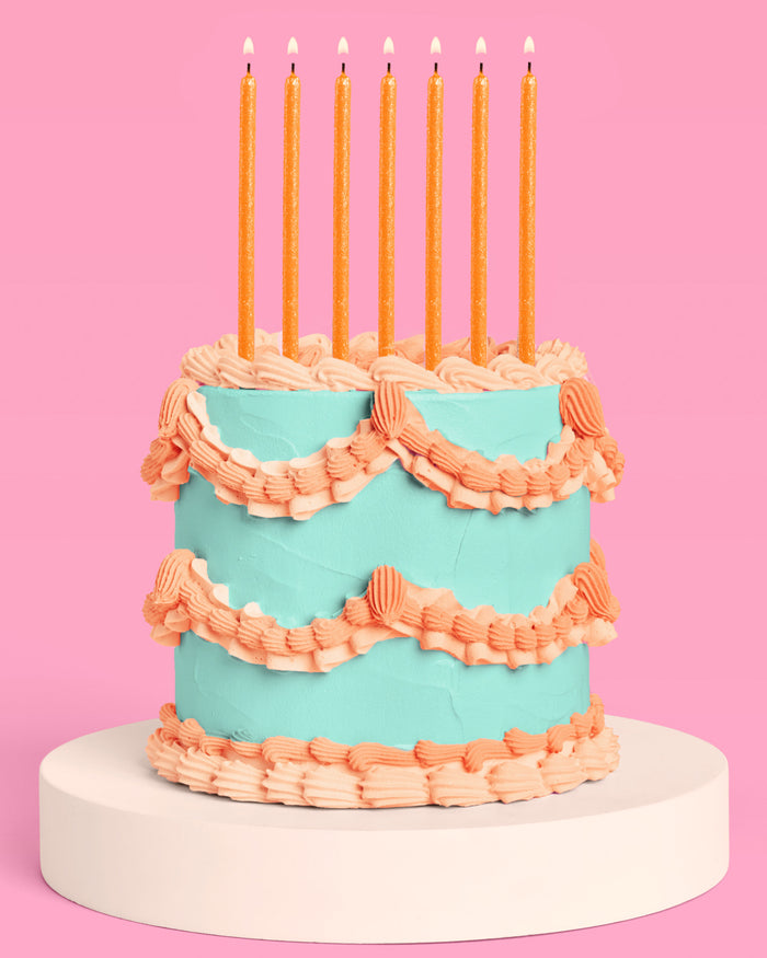 Showgirl Candles - 10 glitter candles