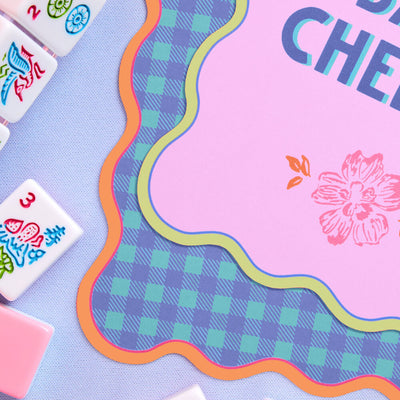 Mahjong Shuffler Cards - set of 4 matte cards
