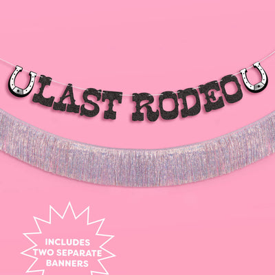 Last Rodeo Banner - two piece banner