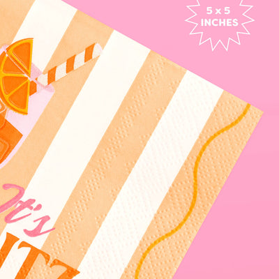 Spritz Napkins - 25 paper cocktail napkins