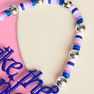 Bejeweled Ornament - glossy blue ornament