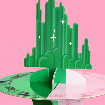 Emerald City Cupcake Tower - 3 tiered display