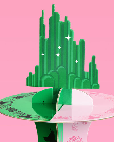 Emerald City Cupcake Tower - 3 tiered display