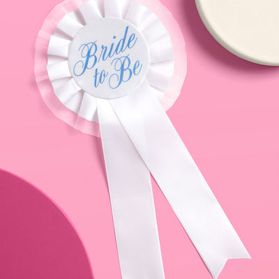 Bride Prize Ribbon - 1 oversized pin