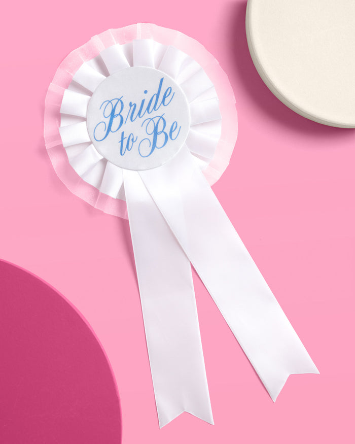 Bride Prize Ribbon - 1 oversized pin