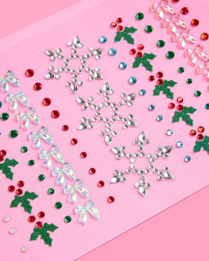 Merry & Bright Gem Set - 89 adhesive face gems