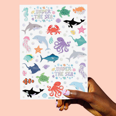 Under The Sea Tats - 64 temporary tattoos