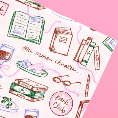 Book Club Napkins - 25 paper napkins