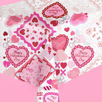 Be Mine Coloring Tablecloth - paper tablecloth