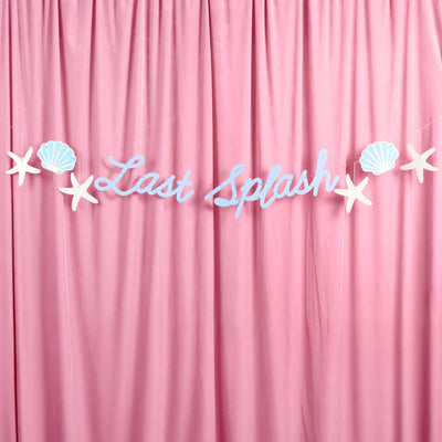 Last Splash Banner - matte blue banner