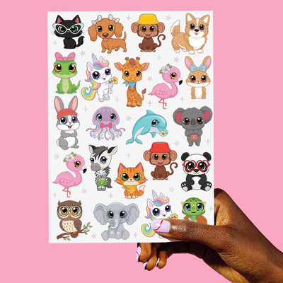 Big Eyed Tats - 48 temporary tattoos