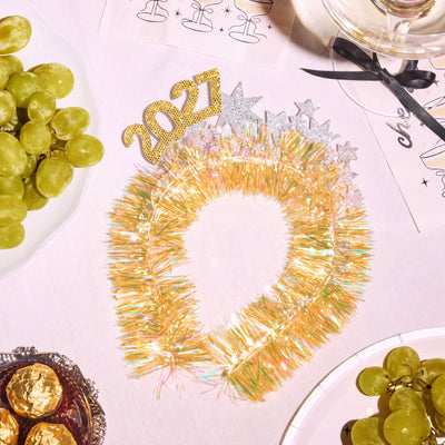 NYE 2027 Headband - fringe headband