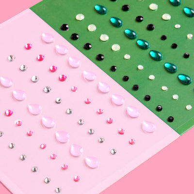 Emerald City Gem Set - 112 adhesive face gems