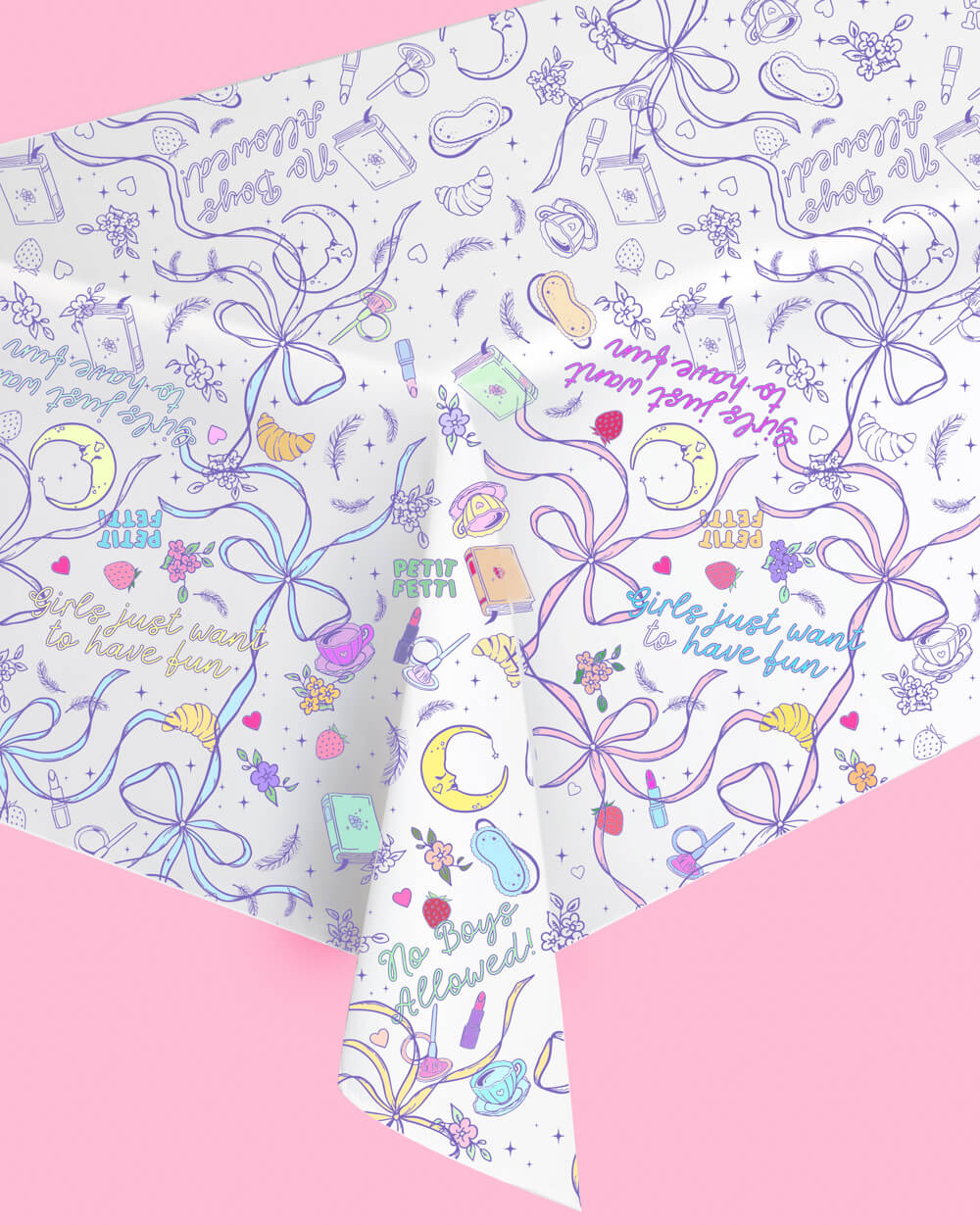 Sweet Dreams Tablecloth - paper coloring tablecloth