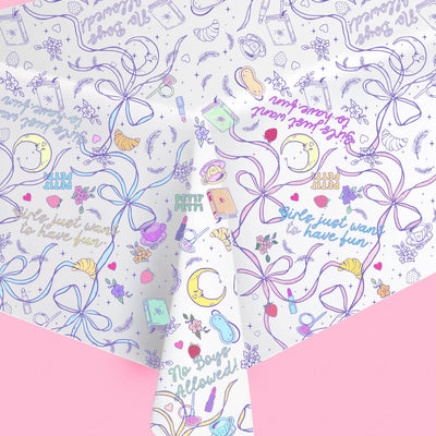 Sweet Dreams Tablecloth - paper coloring tablecloth