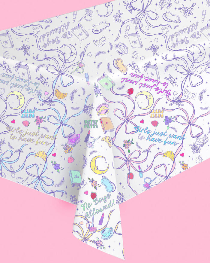 Sweet Dreams Tablecloth - paper coloring tablecloth