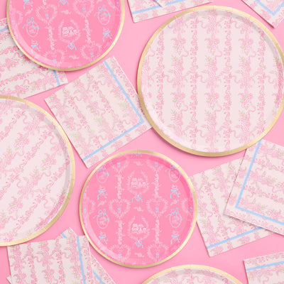 Romance Plates - 32 paper plates, 2 sizes