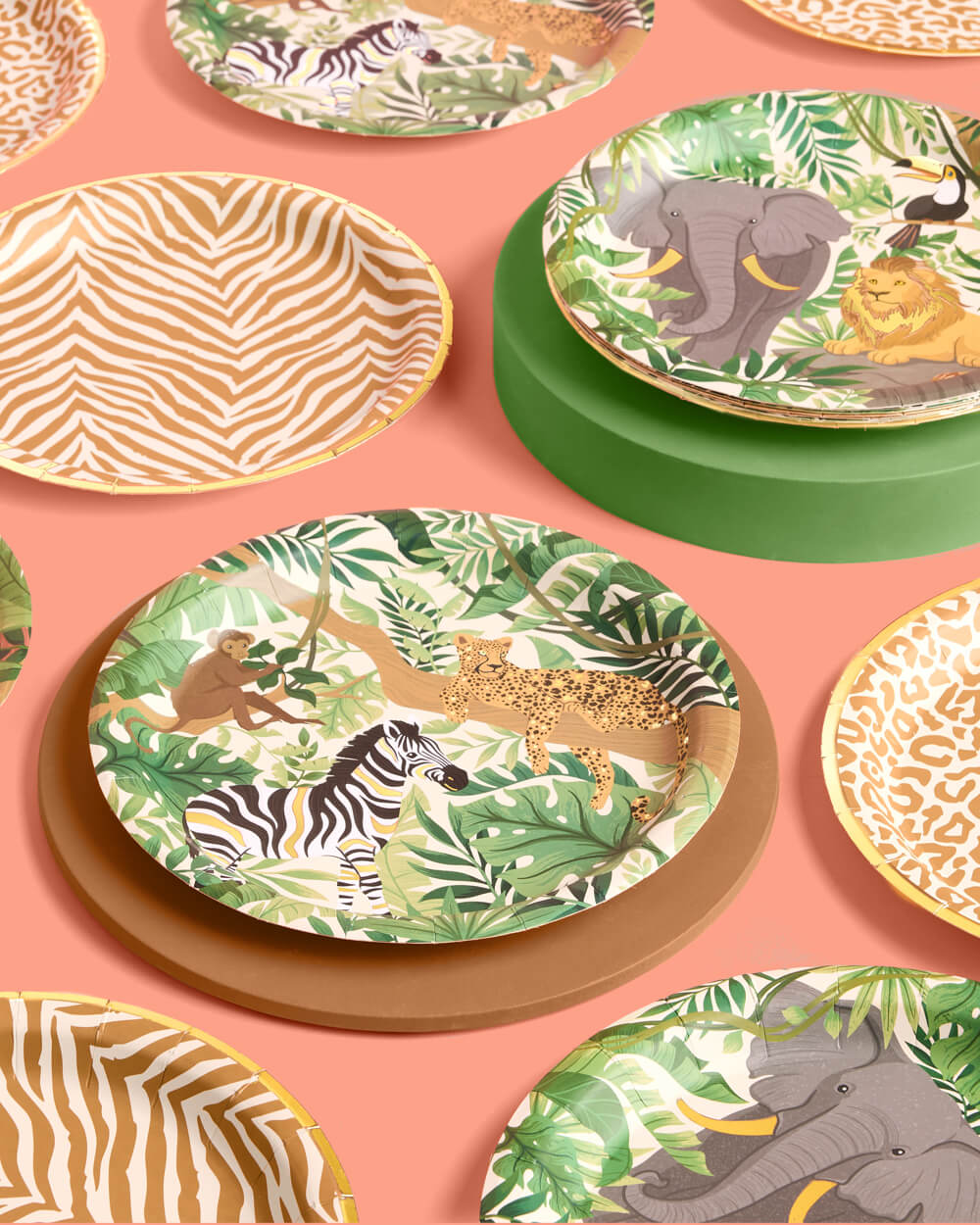 Safari Plates - 24 paper plates