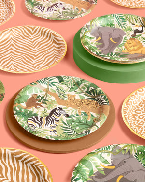 Safari Plates - 24 paper plates