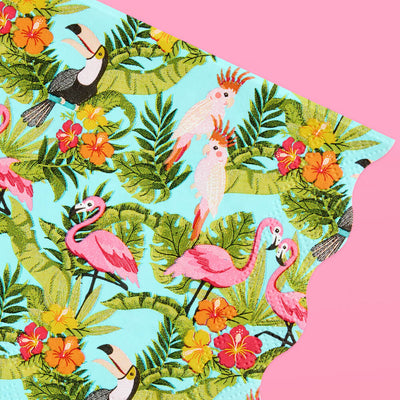 Tropical Napkins - 24 wavy paper napkins