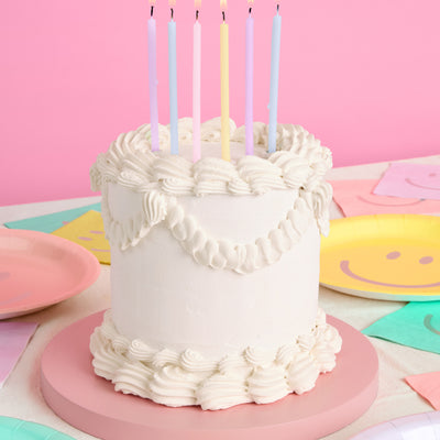 Skinny Party Candles - 5" pastel candles