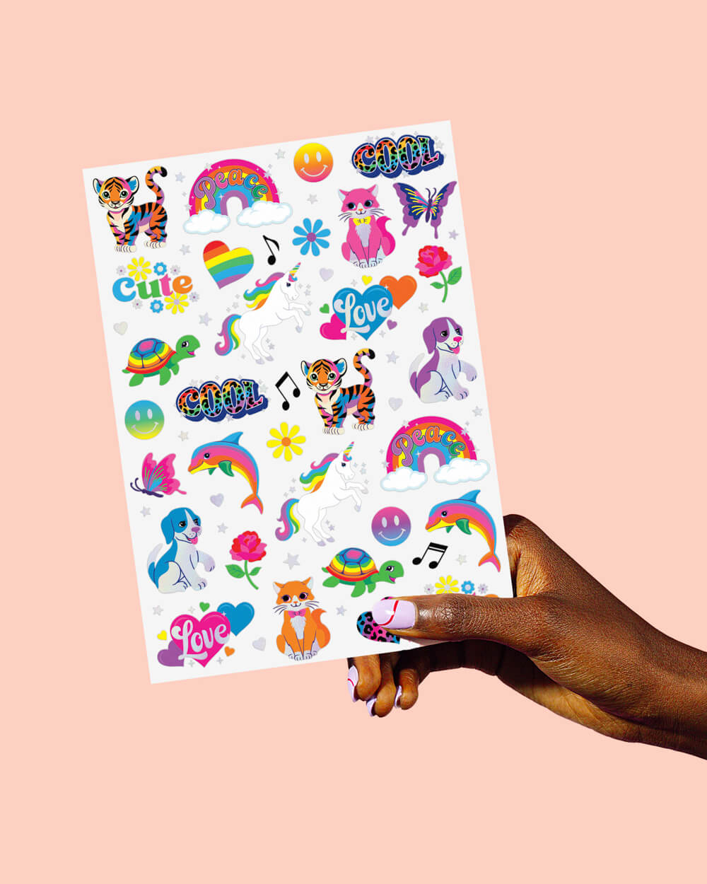 Rainbow Dreamland Tats - 68 temporary tattoos