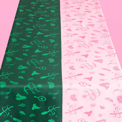Emerald City Tablecloth - washable tablecloth