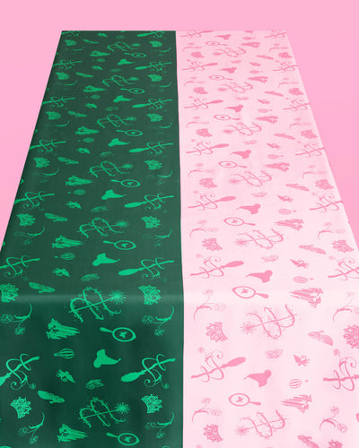 Emerald City Tablecloth - washable tablecloth