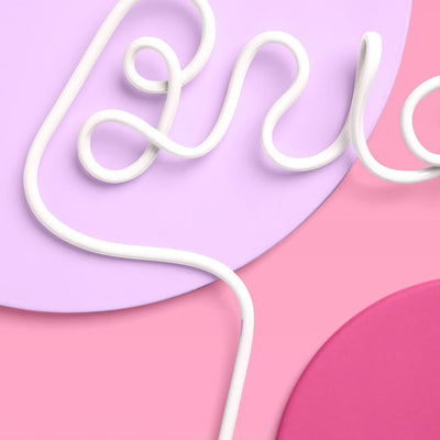 Classic Bride Straw - XL white Bride straw