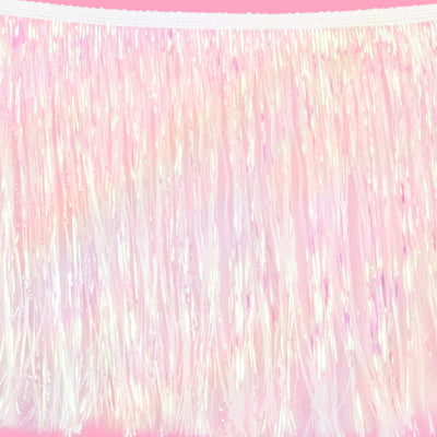 Iridescent Fringe - iridescent foil banner