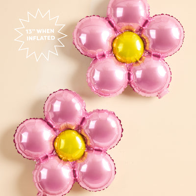 Flower Power Balloon - 4 flower balloons