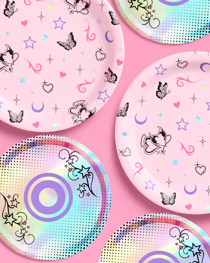 Y2K Plates - 32 paper plates