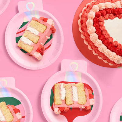 Ornament Plates - 24 paper plates